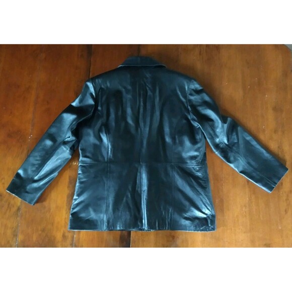 Wilson Leather Pelle Jacket Blk Thinsulate  Removable Lining  *SEE MEASUREMENTS! - Picture 2 of 14